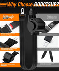 Four Piece Universal Golf Cart Seat Belt Kit DOT Certified With 42 Inch Retractable Belts For EZGO Club Car Yamaha Street Legal