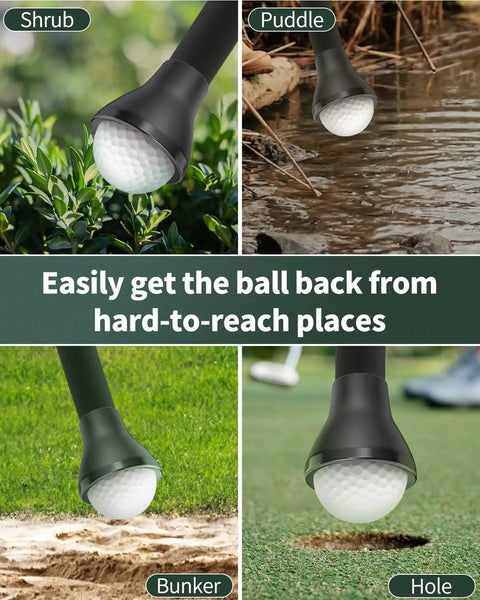 Putter Ball Retriever Cup 4 Pack Soft Rubber Grabber For Round Thinner Putter Grips 0.9 To 1.06 Inches Easy Ball Pickup From Sand Traps Mud Grass Back Saver Portable Golf Accessory