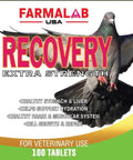 Extra Strength Pigeon Recovery Supplement With Electrolytes And Vitamins For Training And Race Day 100 Tablets packaging