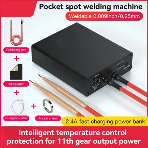 Portable Spot Welder Handheld Kit For DIY Folks With Full Accessory Bundle And Control Board, Compact Spot Welding Equipment
