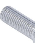 Heavy Duty 33mm Shank Extended Wheel Conversion Stud Kit Heat Treated Grade 10.9 Steel Zinc Plated 50mm Length Screw Adapters For Euro Cars 20 Pack M12*1.25 To M12*1.5, close-up threaded stud