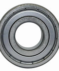 Close-up of 6204-2Z Ball Bearing, 20x47x14 mm, deep groove, with double metal shield, pre-greased GJN, designed for smooth high-speed rotation.