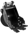 Complete Mini Excavator Accessories Kit with narrow screening bucket, built tough as nails, rust-resistant, for harsh job sites