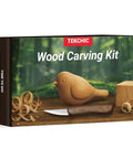 Beginner Friendly Wood Carving Kit For Adults And Kids 13 Piece Whittling Tools Bird Carving Set With Safe Wood Carving Knife