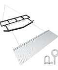 Tow Behind 6 Ft Drag Harrow With Chain Harrow Adjustable Width 80 Lb Load Capacity Heavy Duty Lawn Leveling Rake