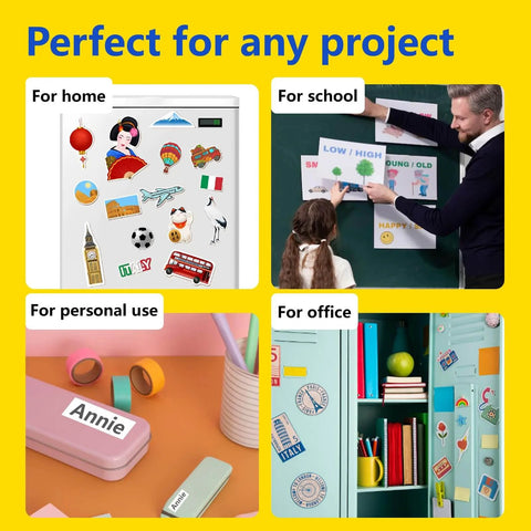 Non Adhesive Magnetic Sheets 8.5 By 11 Inch 30 Mil Thick 8 Pack used for home, school, and office projects with magnets on surfaces