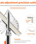 Miter Shears Adjustable Angle Cutter 45 To 135 Degrees For Shoe Molding Quarter Round And PVC SK5 Steel Trim Scissors Tool