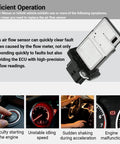 Mass Air Flow Sensor MAF Replacement For Nissan Altima Sentra 350Z 370Z Frontier Murano Titan G35 Infiniti Cars Easy Install Improves Engine Performance And Clears Fault Codes Replaces 22680 7S000 13800 50Z00 AF10141 MAF0031 displayed with efficient operation benefits and symptoms.