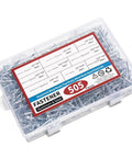 505 Piece Aluminum Blind Rivets Kit With Dome Head Pop Rivets For Quick Install Handy Assortment For Home Shop And Auto Projects Durable Vibration Resistant Fasteners For Metal Plastic And Wood, clear case