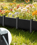 Heavy Duty Plastic Garden Stakes Set For Yard Fencing And Lawn Edging Thickened Ground Stakes securing flower bed edging