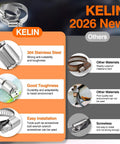 Comparison of Kelin 202 Piece Stainless Steel Hose Clamp Kit with other materials and features.