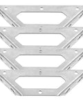 Beefy Heavy Duty Corner Brackets For Furniture And Shelves Stainless Steel 4 Pack Non Deformation And Impact Resistant