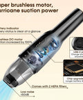 Powerful Cordless Handheld Vacuum Cleaner With 16000 Pa Suction And Brushless Motor Rechargeable Lightweight Portable