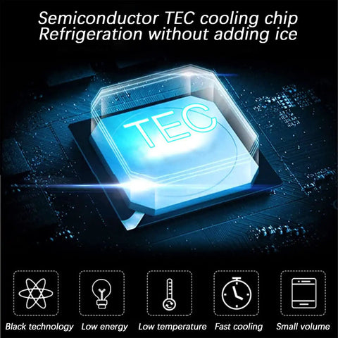 Semiconductor TEC cooling chip for Fast Electric Drink Cooler Cup With Dual Chill Modes And Hassle Free One Touch Control.