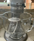 Coated Dough Hook Attachment For KitchenAid Stand Mixers Fits K45 K45SS KSM90 KSM150 Tilt Head Bowls 4.5 To 5 Quart