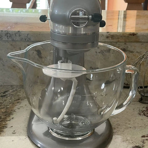 Coated Dough Hook Attachment For KitchenAid Stand Mixers Fits K45 K45SS KSM90 KSM150 Tilt Head Bowls 4.5 To 5 Quart