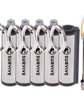 Permanent Fire Starter 5 Pack, Waterproof Metal Keychain Lighter For Camping Stoves Grills And Emergencies, Unlimited Strikes Anywhere