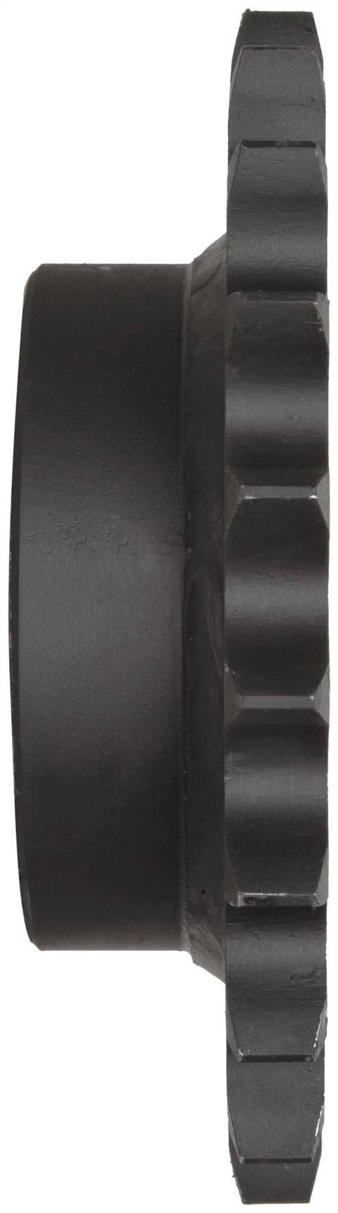 Side view of Roller Chain Sprocket Type B Hub For 80 Chain, 1 Inch Pitch, showing 1.25 Inch Bore and 5.25 Inch Hub Diameter.