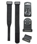 Multimeter Hanging Kit For Fluke Meters With Magnetic Hanger, Two Straps, Two Clips, And TPAK Probe Compatibility.