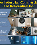 Built Tough Nema 14 50R Electric Vehicle Charging Outlet 50 Amp Ev Charger Socket for industrial and residential use.