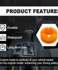 Two Pack Orange Transmission Shift Cable Bushing Repair Kit For Nissan Armada Pathfinder Xterra Titan Frontier QX56 QX80 Equator 2004 Through 2022 Auto Parts OE Replacement 134193 shown with waterproof and durable features.