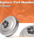 Three Eighths Inch Pitch Drop-In Clutch Drum Rim Sprocket Bearing Kit For Husqvarna 455 455 Rancher 460 460 Rancher 461 Chainsaws Replacement Parts 537291602 Includes Clutch Assembly Needle Bearing And Oil Pressure Lines shown with part number 537291602