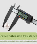 Digital Caliper 0 To 8 Inches Measuring Tool With Auto Off Interchangeable Inches And Millimeters 0.01 Inch Resolution Lightweight Plastic