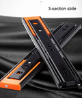 Heavy Duty Ball Bearing Drawer Slides With Soft Close Telescoping Drawer Runners Full Extension, 3-section, side mount