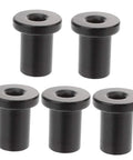 Five Pack Barn Door Track Spacers Black Connectors for Sliding Barn Doors Wall Mount Hardware for Slick Rolling Replacement and Easy Install