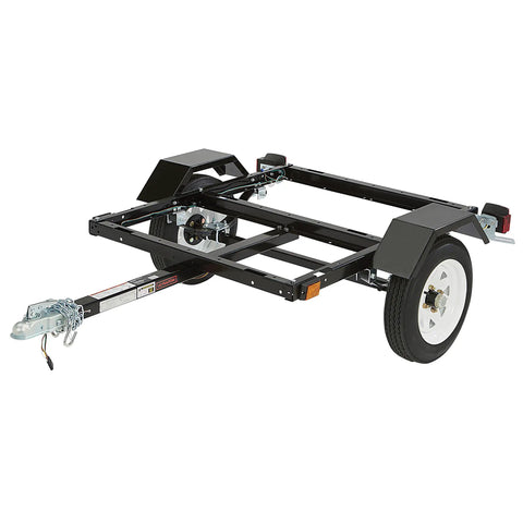 Built Tough Steel Utility Trailer Kit 40x48 Inches For Hauling Gear, 1200 Lb GVWR, 1060 Lb Load Rating, Sturdy Steel Frame and Coupler