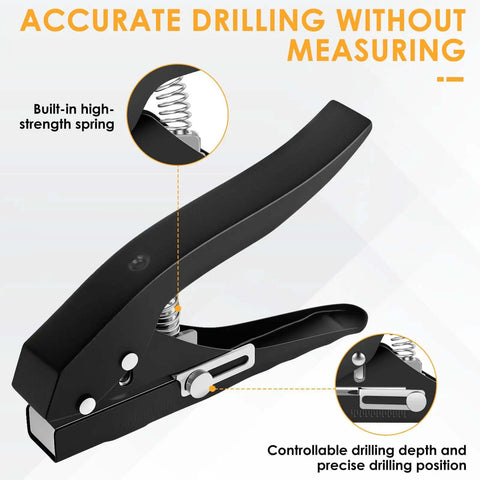 Heavy Duty 15 mm Round Hole Punch Tool for Paper, featuring a durable spring-loaded design and precise circle punching mechanism
