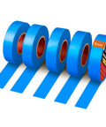 Blue Electrical Tape 5 Pack 3/4 Inch By 66 Feet Industrial Grade Pro Grade Tough 7 Mil Thick Flame Retardant Waterproof PVC Tape 600V UL Listed CSA Listed