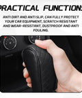 Hand gripping Leather Gear Shift Knob Cover With Upgraded Anti Slip Grip For Cars Trucks And SUVs Universal Fit Black Premium Soft Leather