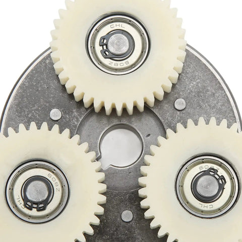 36T Planetary Gear Clutch Kit For High Power Electric Bikes And Scooters, heavy duty steel and nylon gear close-up