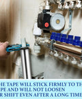 30 Pack Pipe Insulation Foam Tubes Three Quarters Inch Self Adhesive Wrap installation on plumbing pipes