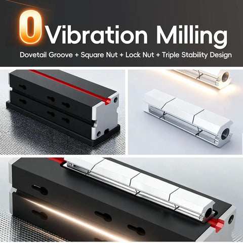 All Metal Mini Milling Machine Pro Grade Build 60W 20000 RPM 3 Axis DIY Vertical Mill parts and components close-up