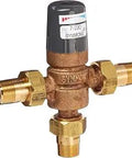 High Flow Valve For Fast, No-Nonsense Water Control, Thermostatic Mixing Valve With Three Quarter Inch Male NPT, Lead-Free Brass Construction, Thermal Cartridge, Vandal-Resistant, Brass Finish, Model 7-230-CK-M