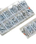 Aluminum Blind Rivets Assortment Kit Five Size Set With 70 Pieces for Metal furniture and automotive projects in plastic case