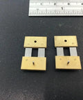 Set of 2 brass clock suspension springs with ruler, Replacement Part For Brass Clock Suspension Spring Set Of 2 DIY Clock Assembly Kit