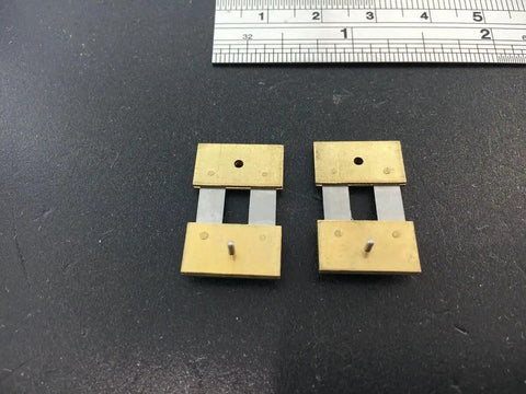 Set of 2 brass clock suspension springs with ruler, Replacement Part For Brass Clock Suspension Spring Set Of 2 DIY Clock Assembly Kit