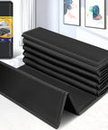 Heavy Duty Solid Wood Couch Cushion Support Board Stops Droopy Sofa Seats Cold Real Deal Reinforced Frame Foldable Design in black.