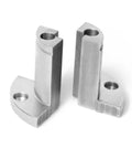Premium Pen Plus Jaws For Woodturning Lathe Chuck Compatible With Ck100 Series Bauer 23222A B Vicmarc Vm100 Record Rp4000 showing two metal clamping plates.