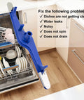 Dishwasher Lower Spray Arm With Heat Shield Food Grade PP Heavy Duty Easy Install Fits Frigidaire And Kenmore Dishwashers