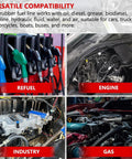 3/4 in push-on NBR rubber fuel hose, 150 PSI, 10 ft, for gas, diesel, biodiesel, engine oil, hydraulic fluid