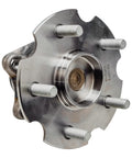 Close-up of Pair Rear Wheel Bearing Hubs for Toyota C-HR RAV4 Corolla iM Lexus HS250h with 5-lug assembly