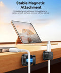Magnetic Cable Clips Cord Organizer 30 Pack One Hand Snap Quick Release Wire Management for desk and nightstand