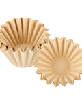 Unbleached 1-2 Cup Coffee Filters Pack Of 50 For Small Basket Style Pour Over And Drip Coffee Makers Eco Friendly Natural Brown Paper