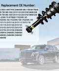 Two Front Shock Absorber Struts Assembly With Magnetic Ride Control for 2015-2020 Cadillac Escalade with OE numbers shown