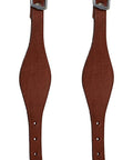 Replacement Contoured Hobble Straps For Western Saddle Fender In Tan Leather, Built Tough All Leather Tack, Sold In Pairs