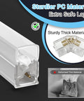 Close-up of Hexagon Garage Light Ceiling Beam Beast Bright 11 Grid System 6500K showing safer, sturdy PC material layer.